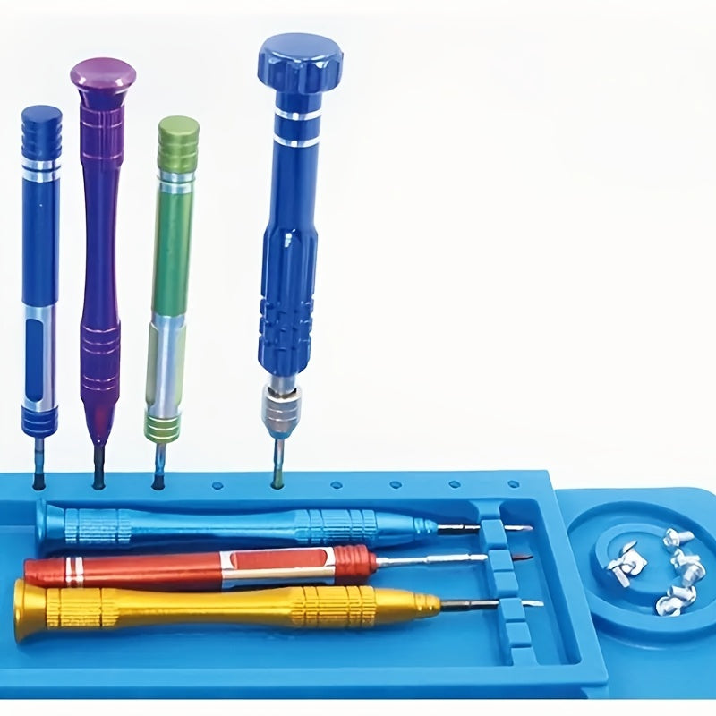 Silicone Repair Mat with Magnetic Tools for Mobile Phone and Computer Repair High-Temperature Welding