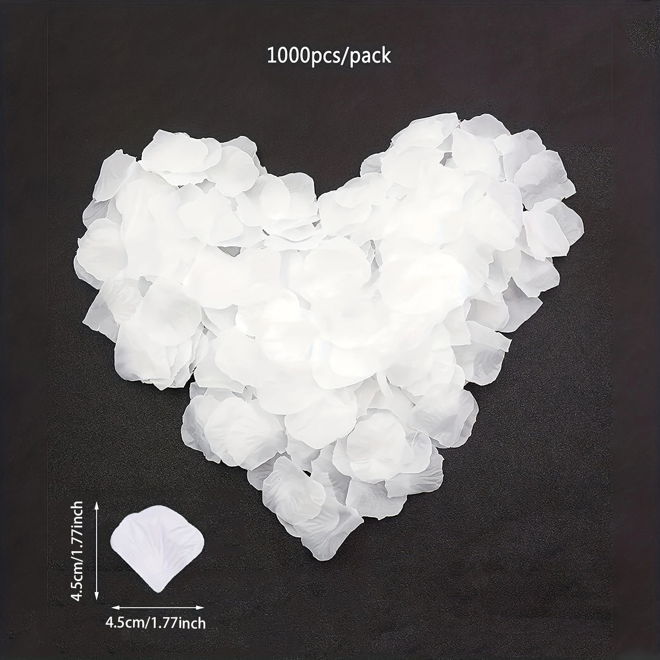 1000pcs Fake Rose Petals for Romantic Events DIY Projects Photography