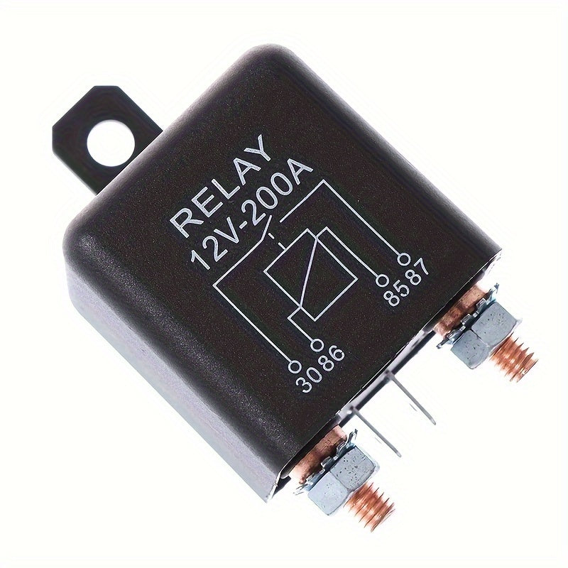 12V 200A Automotive Relay High Current 4 Pin Starter for Cars Trucks