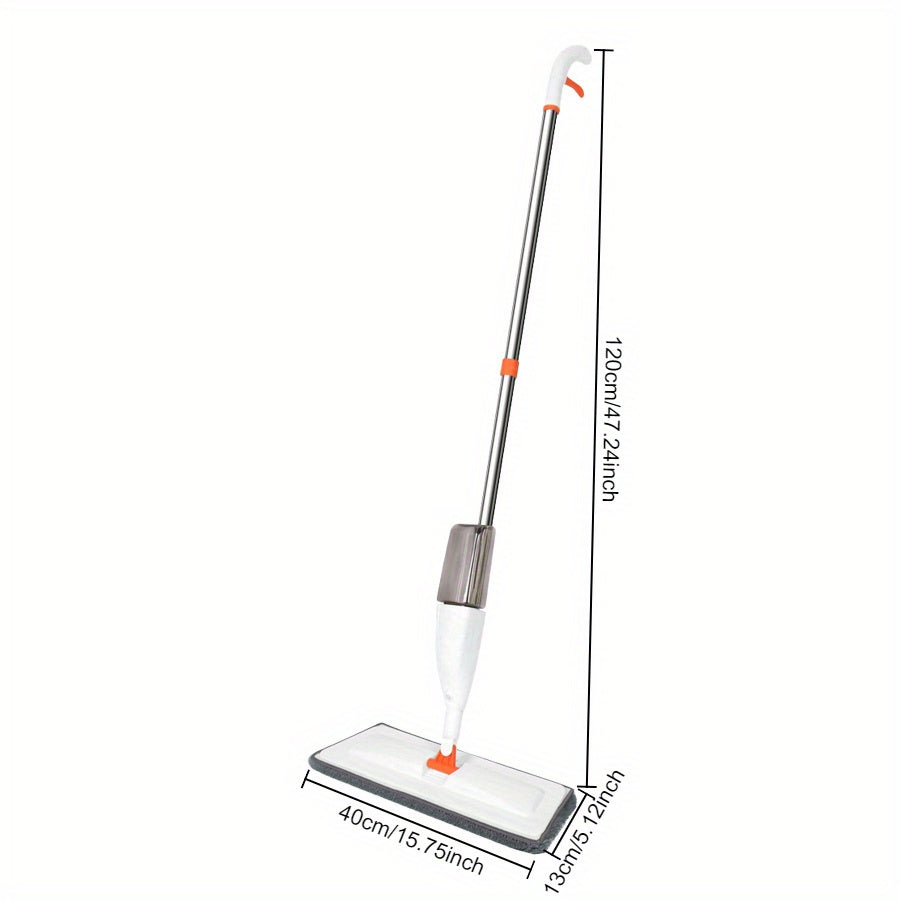 Stainless Steel Microfiber Spray Mop with Disinfectant Dispenser for Floors