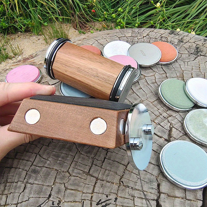 Oshxona pichog'ini silliqlash uchun to'plam, olmos va keramika toshlari bilan po'lat pichoq uchun