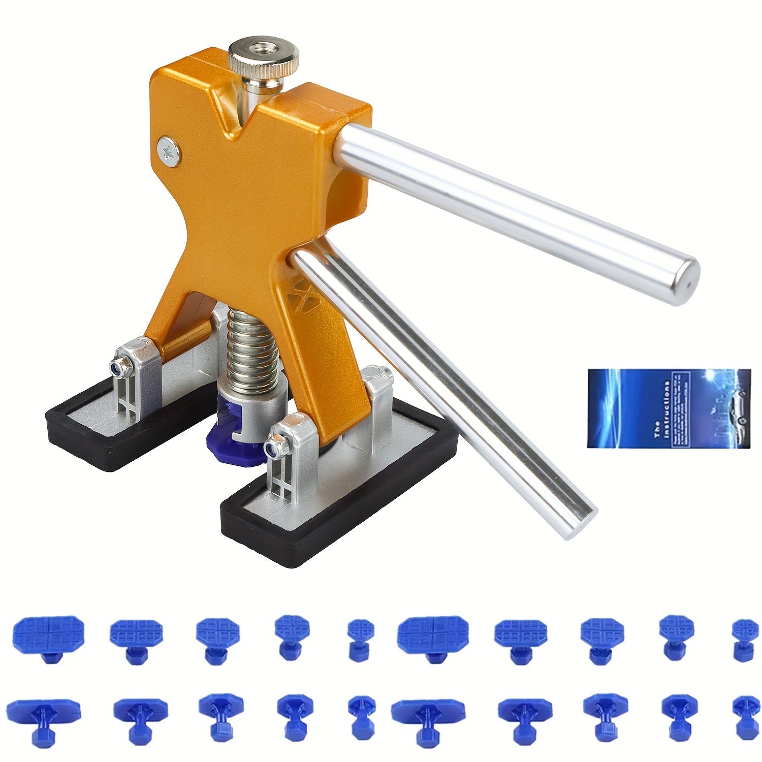 21pcs Car Paintless Dent Repair Tools Auto Suction Cup Dent Puller Set