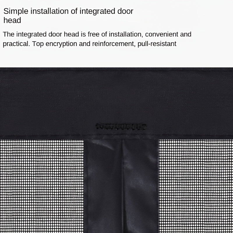 Fiberglass ekranli magnit to'siq eshigi, uy hayvonlari uchun qulay hasharotlardan himoya, yuvilishi mumkin bo'lgan bo'linma yotoqxona va garaj uchun.