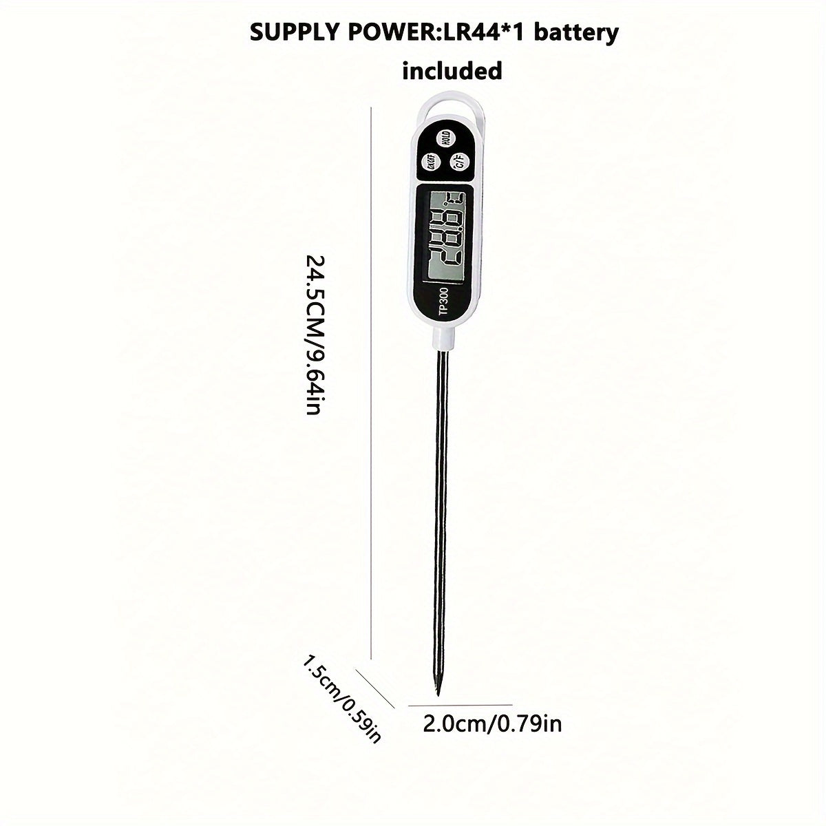 Digital Food Thermometer for Meat and BBQ Instant Read Cooking Thermometer