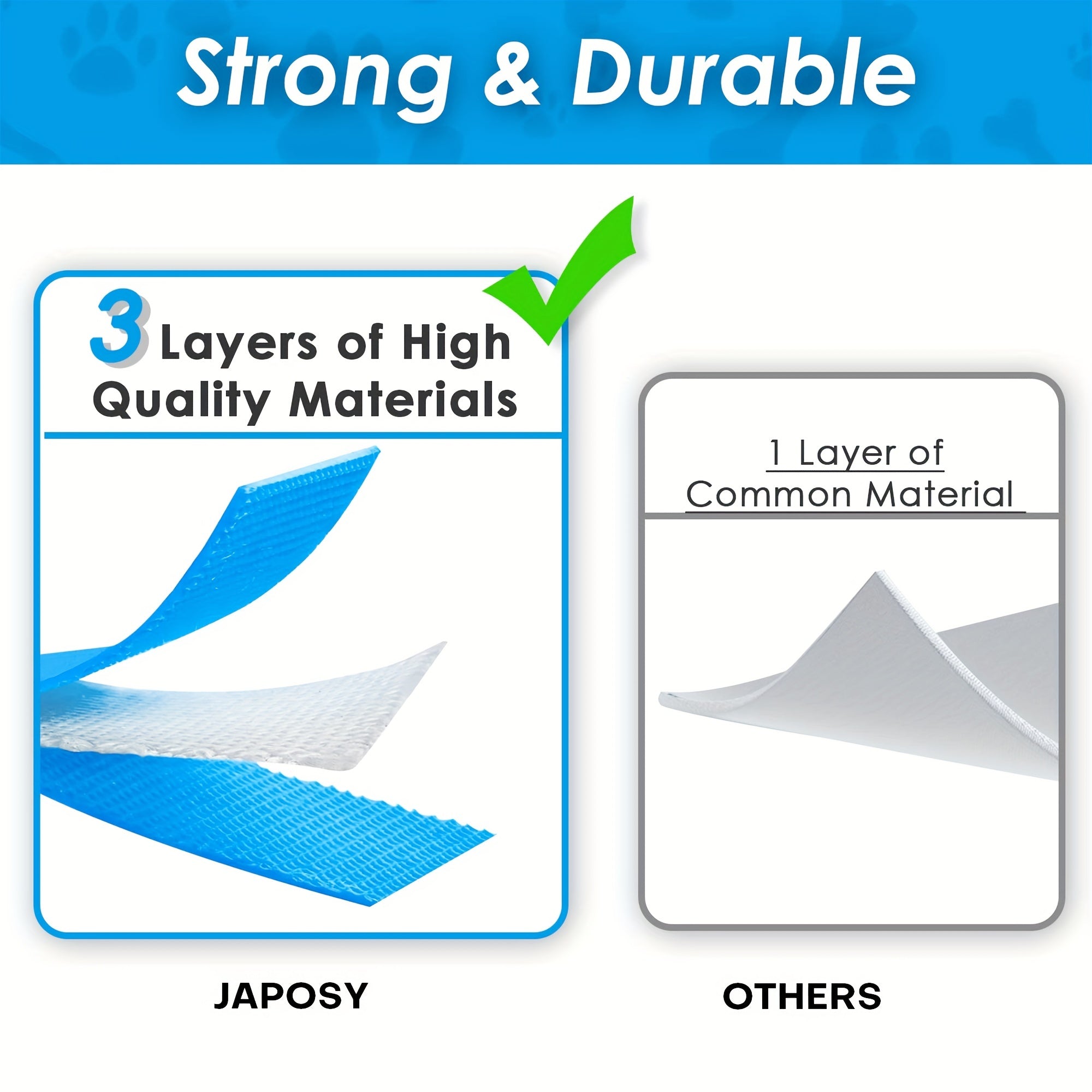 Waterproof Vinyl Dog Leash for Large, Medium, Small Dogs 10-50 Ft Training Outdoor