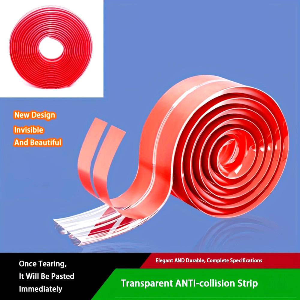 Childproof Furniture Corner Protector 2m Long Transparent PVC White Safety Bumper