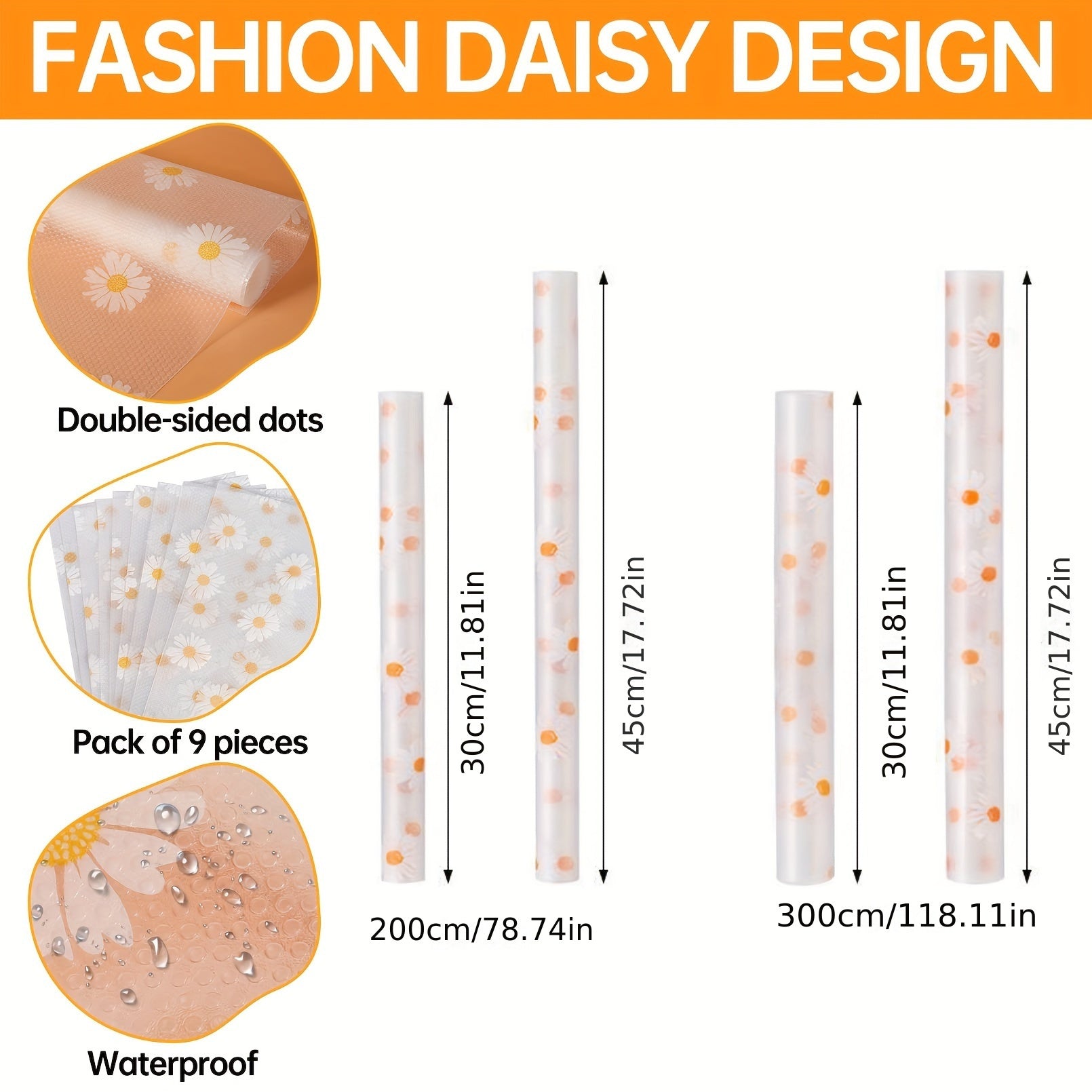 EVA oshxona tortma qoplamalari: Suv o'tkazmaydigan, yopishqoq emas, mustahkam va tozalash oson - 200sm/300sm o'ralarida mavjud, oshxona saqlash va tashkil etish uchun ideal
