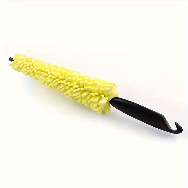 Car Cleaning Brush Polyester Fiber Wheel Hub Detailing Tool