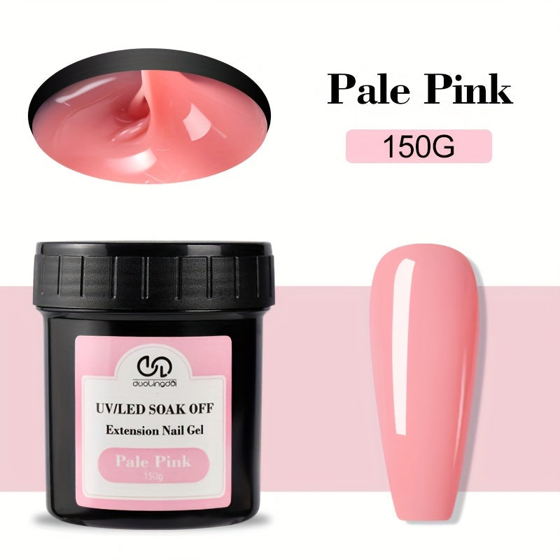 UV/LED Soak Off Nail Gel Nude Pink for Nail Extensions and Art