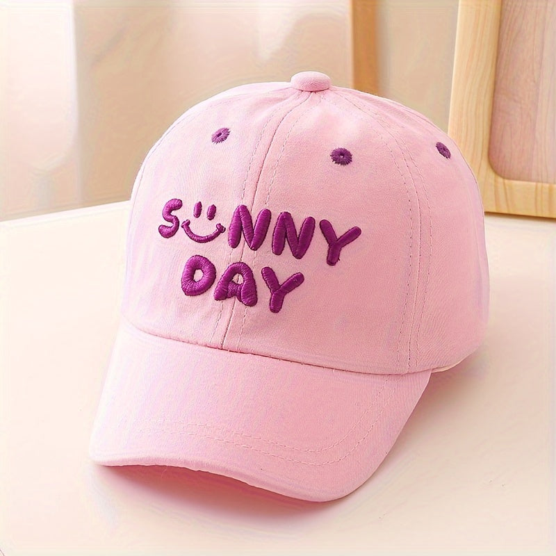 Kids Cotton Baseball Cap for Children Ages 3-14 Lightweight Adjustable Cartoon Theme