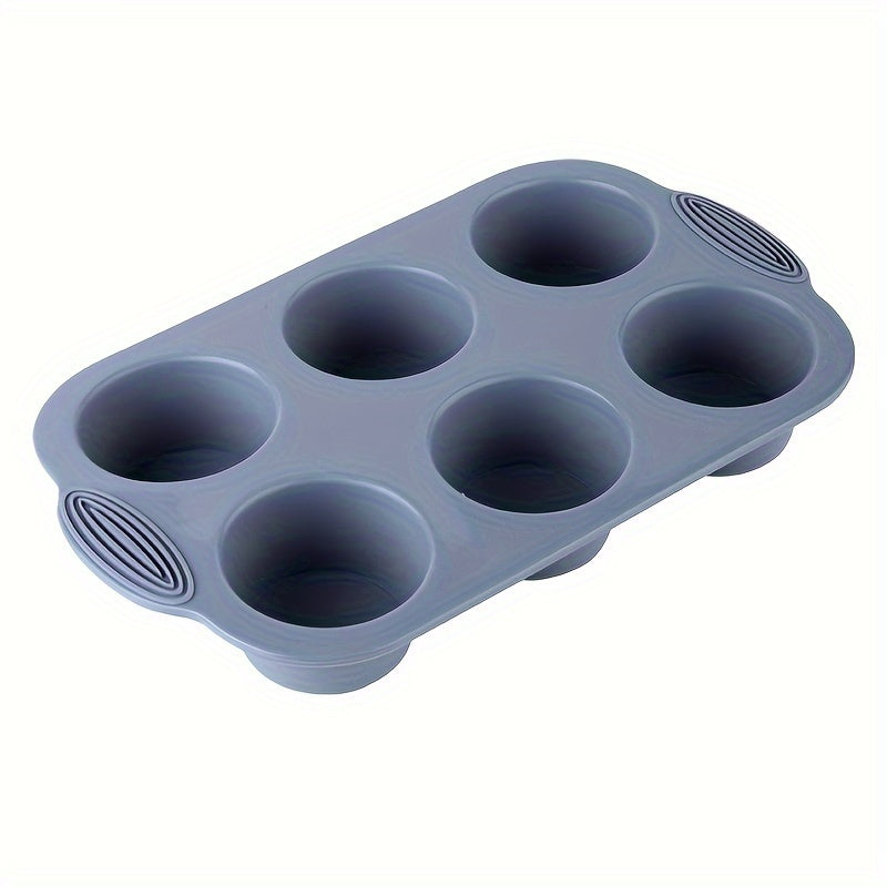 Non-Stick Silicone Muffin Pan 6/12 Cavities Food Grade Cupcake Mold Brownie Baking Pan
