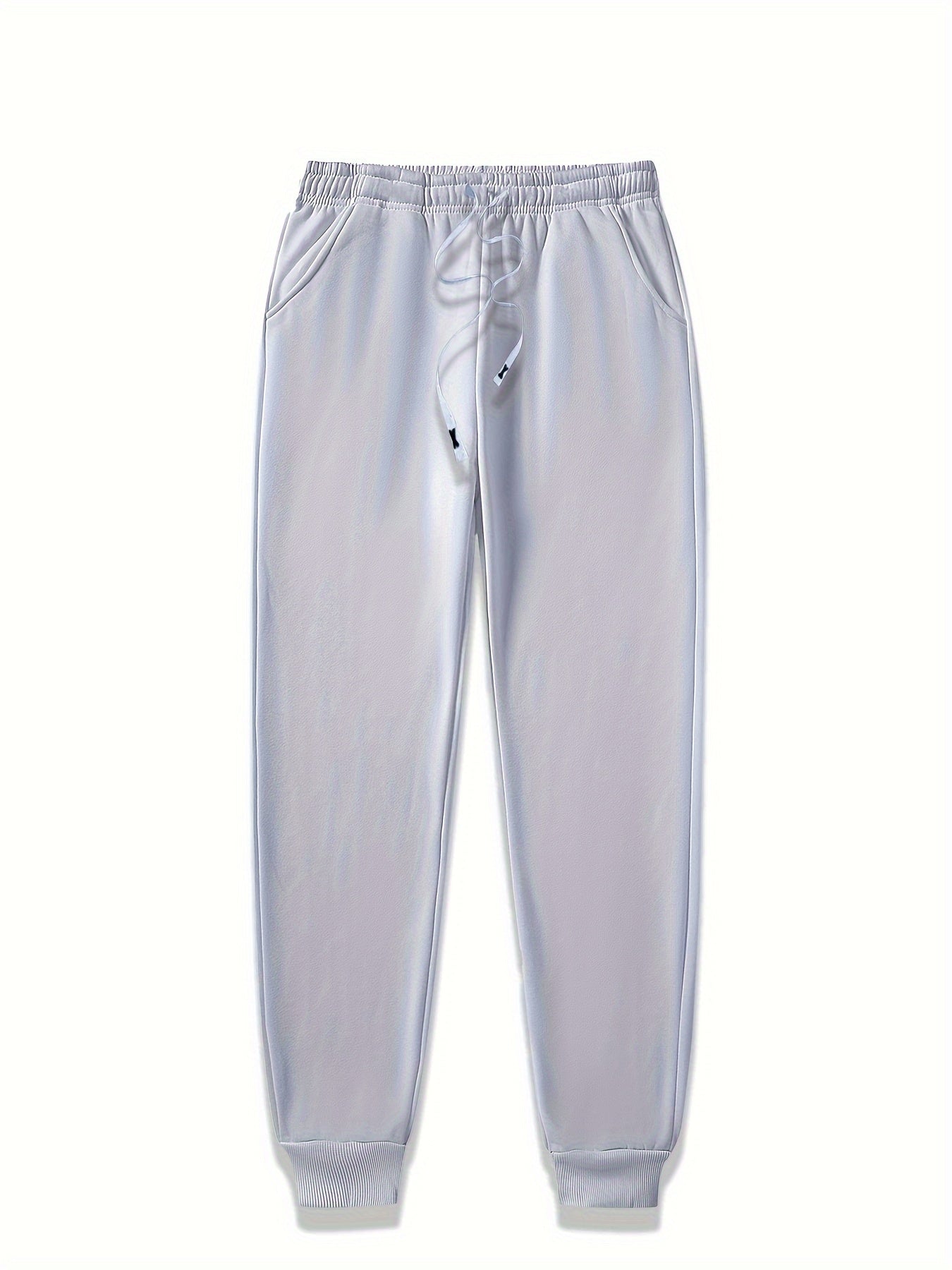 Men's Casual Sportswear Set with Embroidered Alphabet Belt Hooded Sweatshirt and Joggers