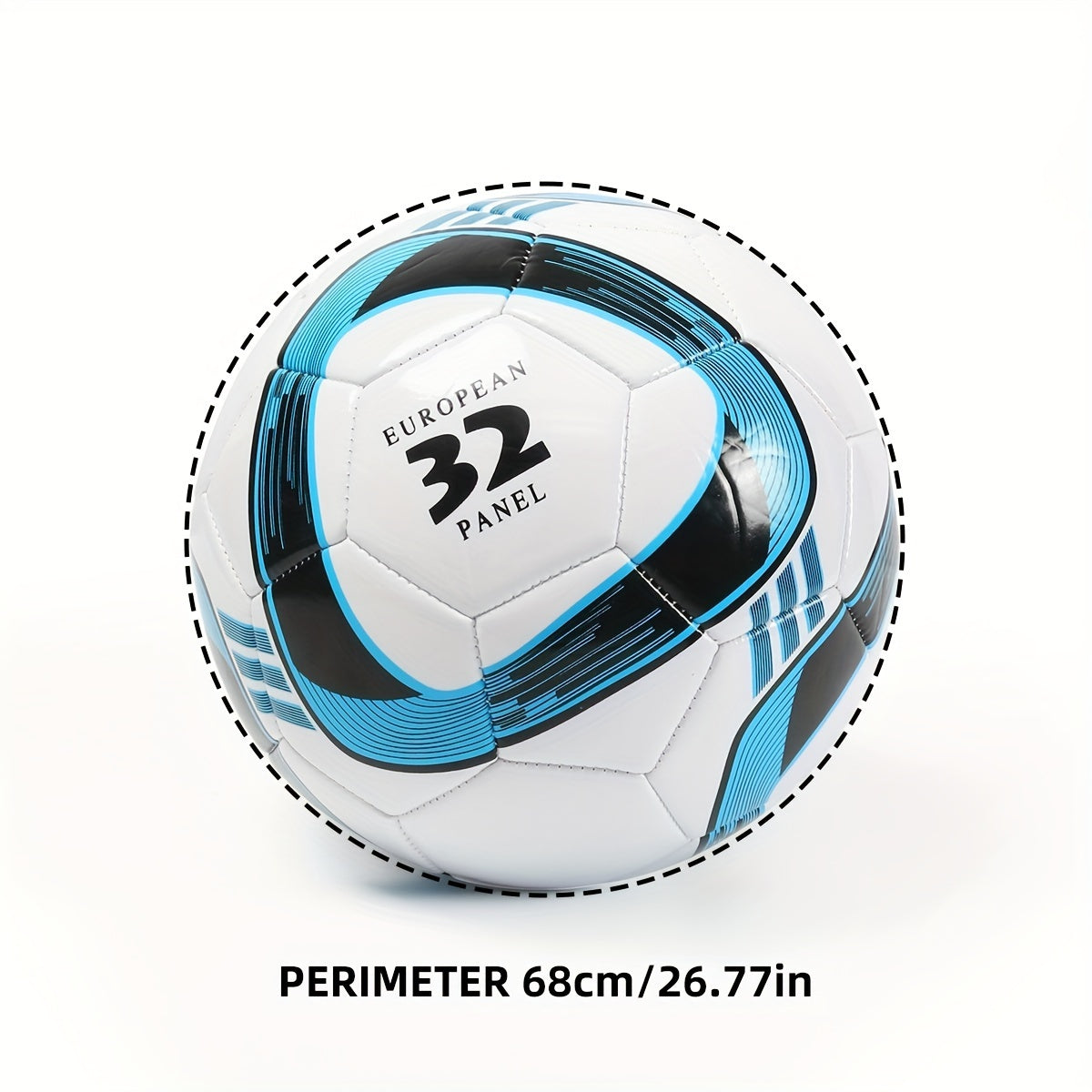 Balón de fútbol de PVC cosido a mano para adultos, para entrenamiento y juego al aire libre