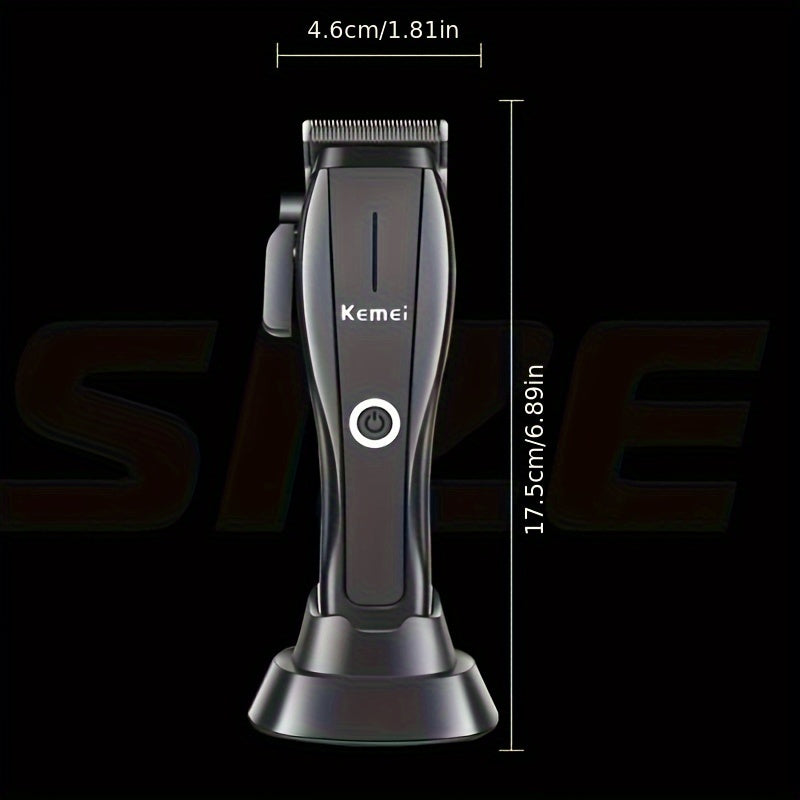 Hair Clippers USB rechargeable lithium battery high-speed motor DLC blade adjustable charging stand long battery life salon barbershop