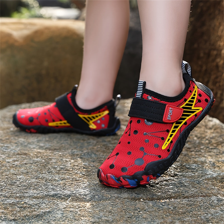 Calcetines de agua para niños unisex, transpirables, de secado rápido y antideslizantes para verano, playa y piscina