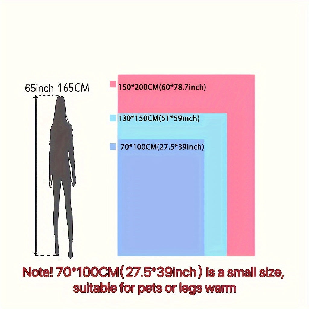 Reversible Flannel Fleece Throw Blanket Soft Lightweight for All Seasons