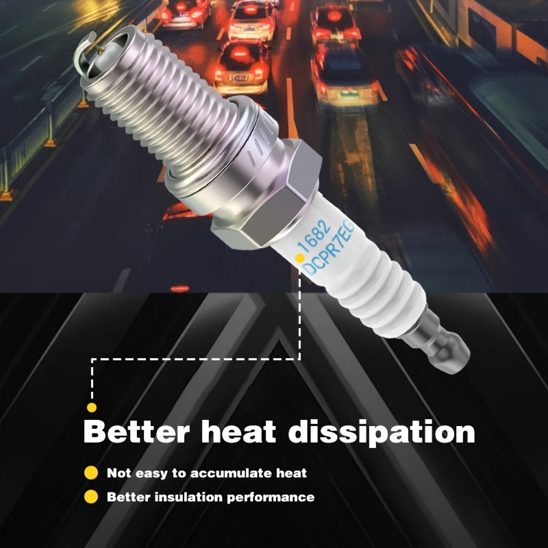 Golden Iridium Spark Plugs for Various Car Models, High Performance, Durable