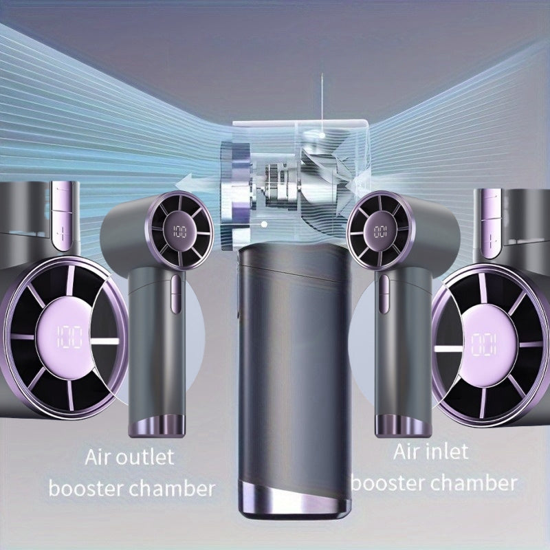 Mini Handheld Fan with Strong Airflow for Students Office Classroom Use