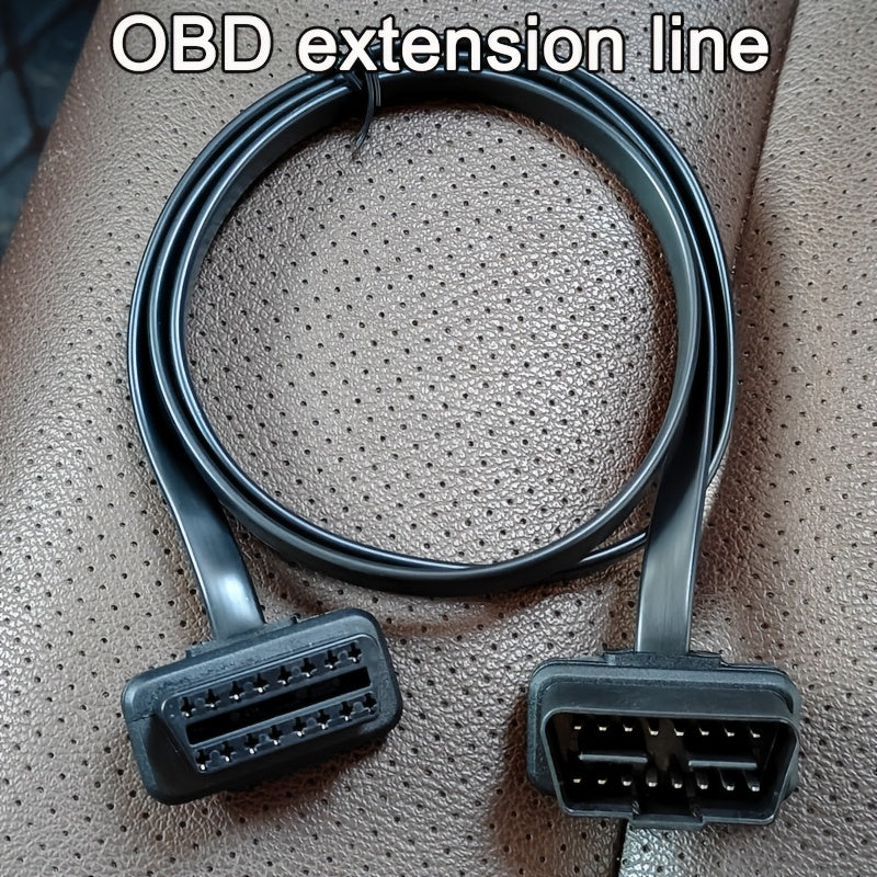 OBD2 Extension Cable Flexible Flat Diagnostic Expansion Cord Car Tool