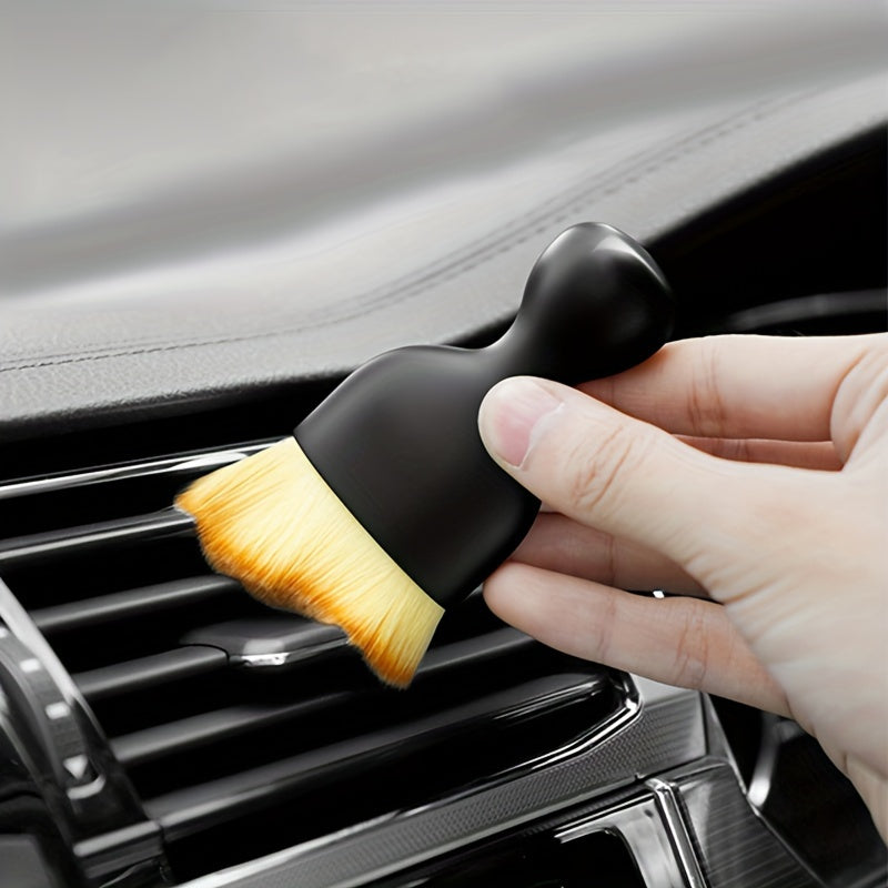 Car Interior Dust Brush Set Soft Bristle Cleaning Tool for Air Conditioner and Console