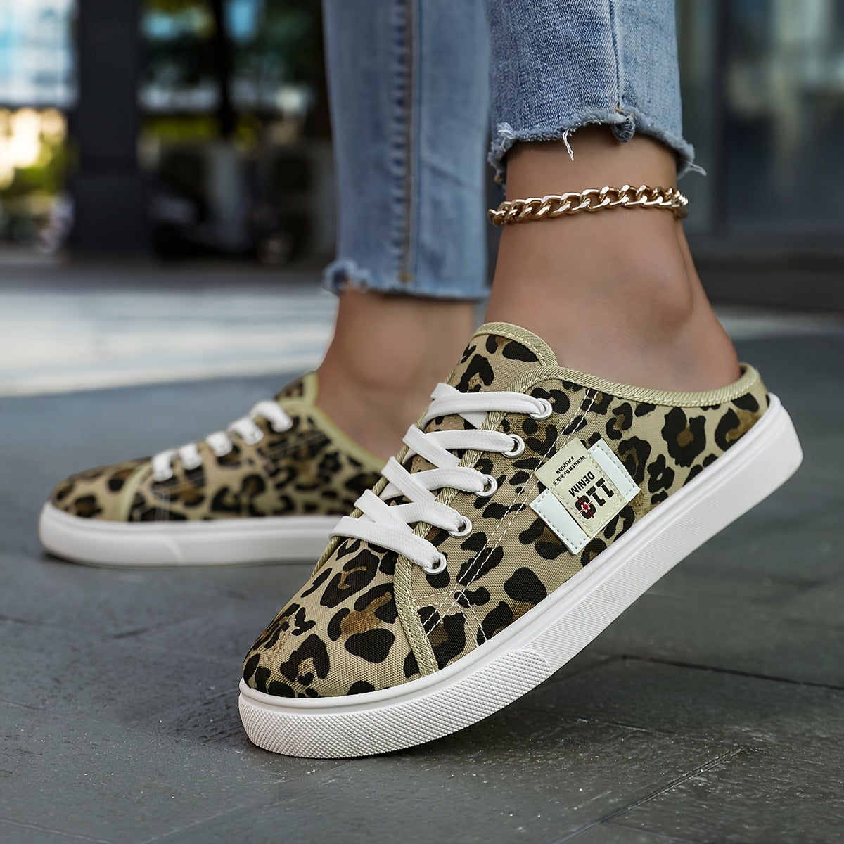 Women's Casual Sports Shoes Flat Sneakers Outdoor Slip-Ons