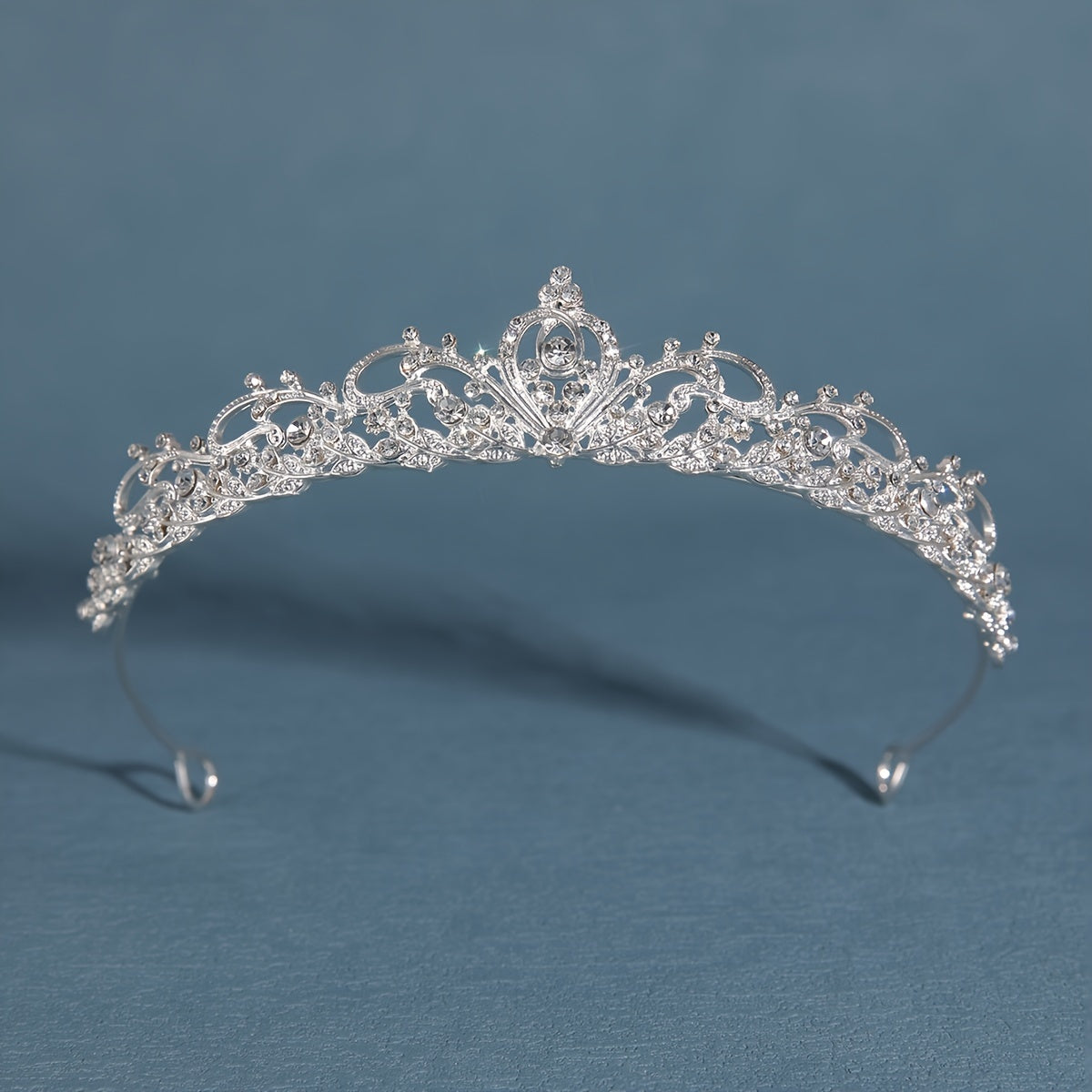 Golden Crown Hairband with Diamonds for Parties Weddings and Birthdays