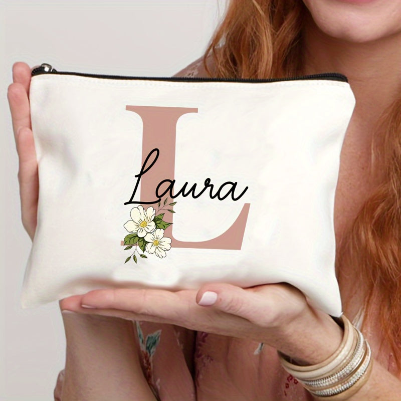 Personalized Makeup Bag Travel Toiletry Organizer Cosmetic Pouch for Women