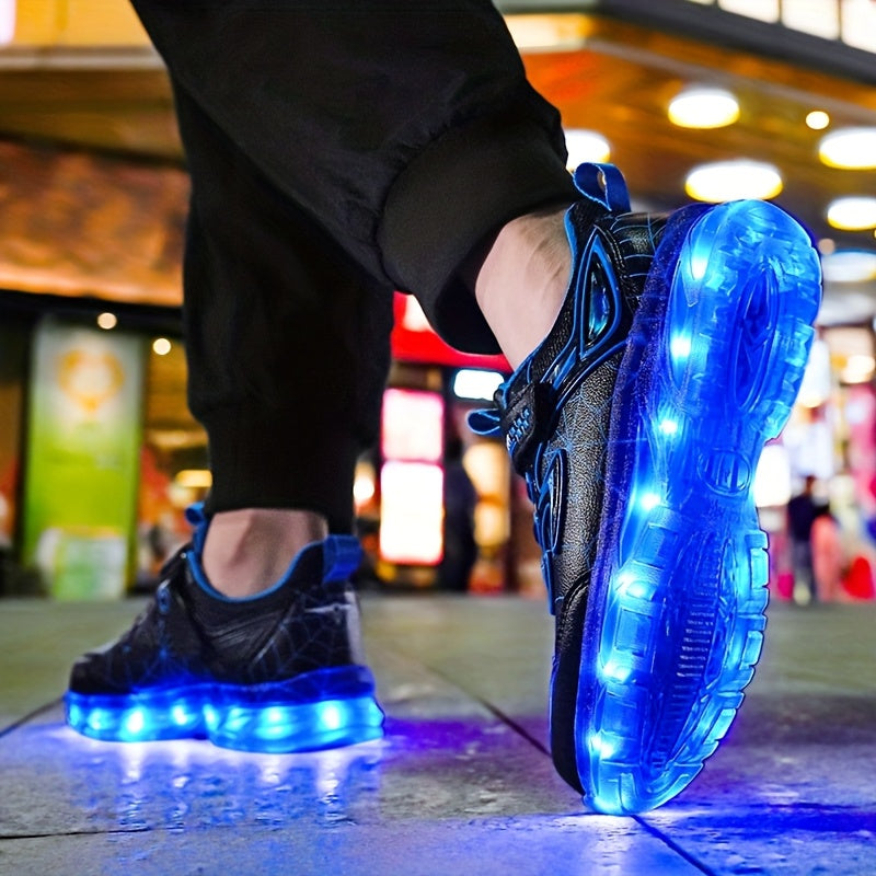 Children's LED Light-Up Shoes for Boys and Girls All-Season Breathable Durable