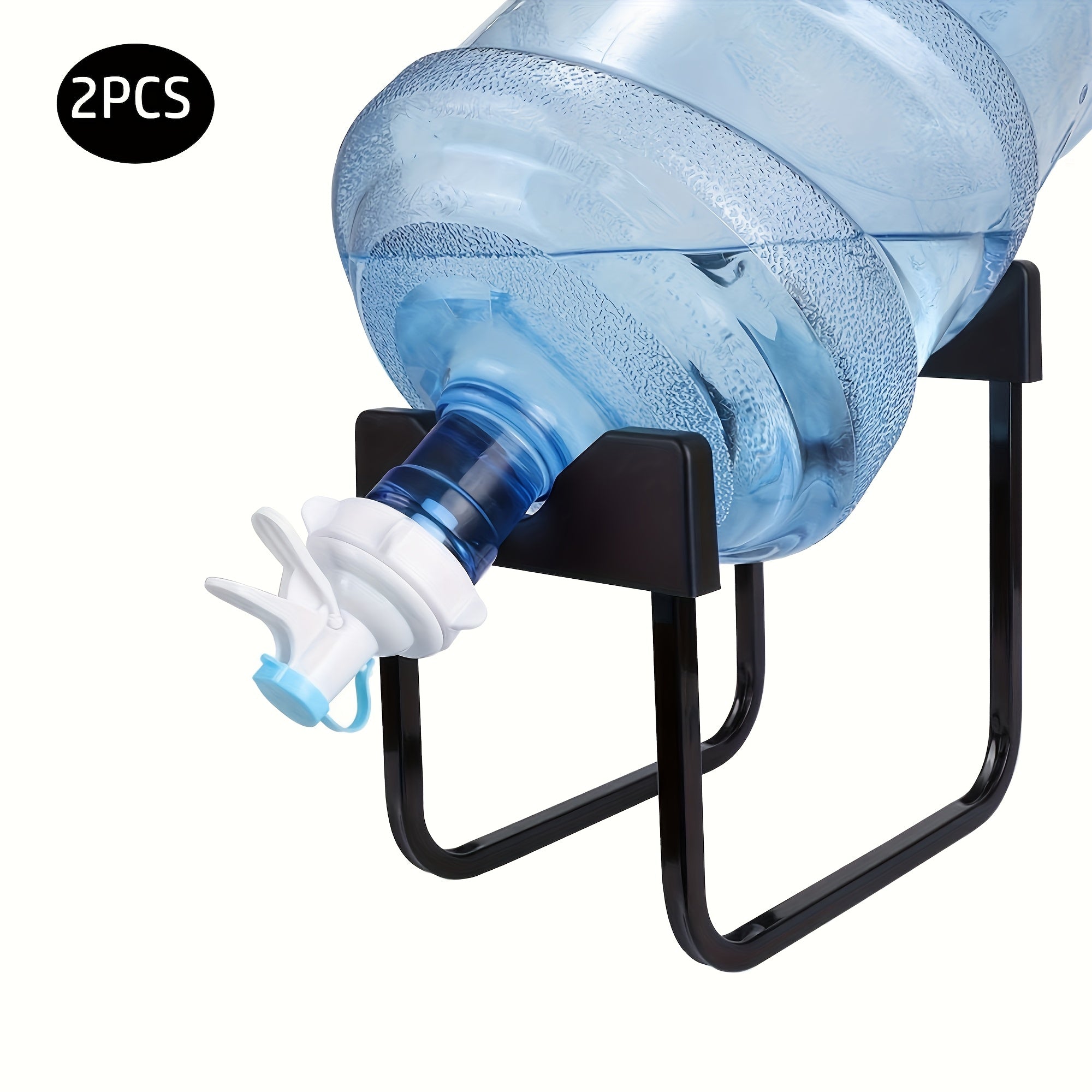 Water Dispenser Stand for 5-Gallon Bottles Removable Iron Frame No Power Needed