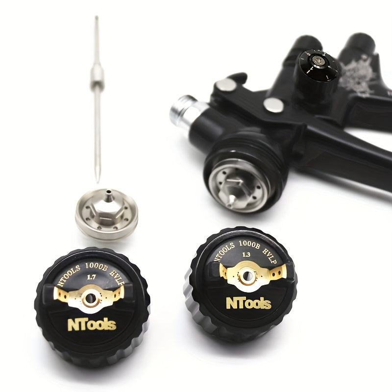 Комплект воздушного распылителя HVLP 1.3/1.7 мм, без необходимости очистки, с чашей для автомобильных и мебельных лаков