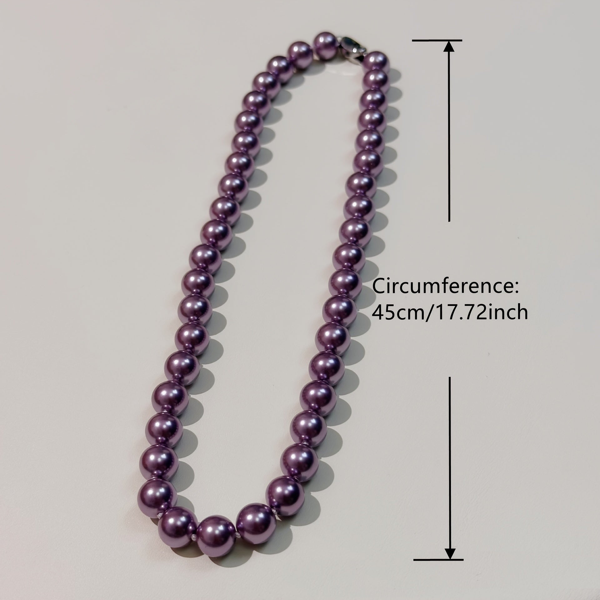 Изысканное ожерелье из пресноводных жемчужин 10-11 мм для женщин - длина 45 см | Идеальный подарок для нее, День матери, специальные события и формальные случаи