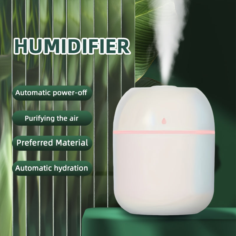 Difusor de aceites esenciales con lámpara LED, humidificador portátil USB, atomización nano silenciosa