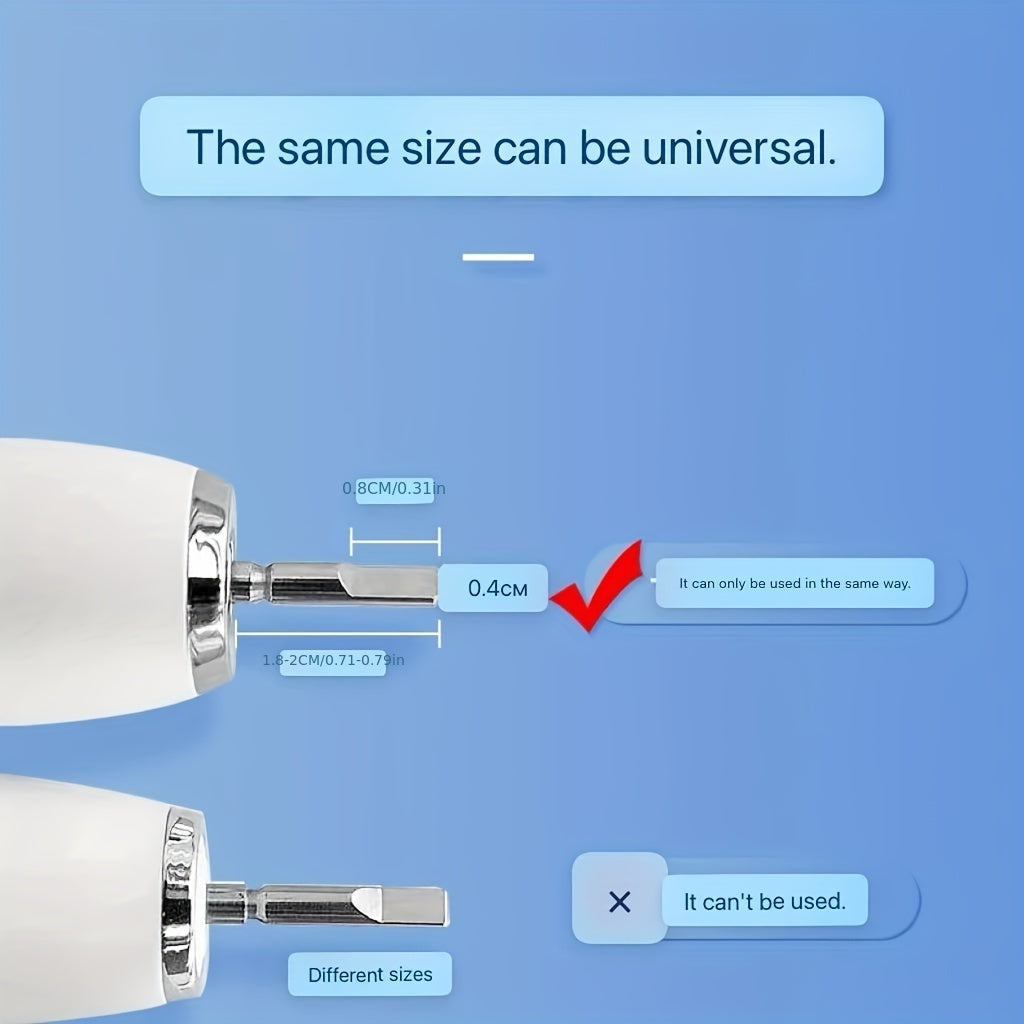 Kattalar uchun 4 ta yumshoq sochli o'rnatuvchi tish cho'tkasi boshlari, chuqur tozalash, oqartirish, to'q rangli
