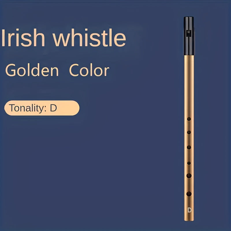 Ирландская жестянка в тональностях C и D из металла, современная, золотая, серебряная, серая, музыкальный инструмент