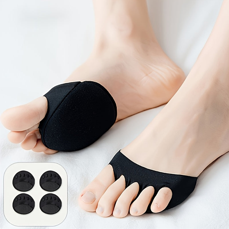 Women Invisible Comfort Socks with Breathable Pads Non-Slip Support