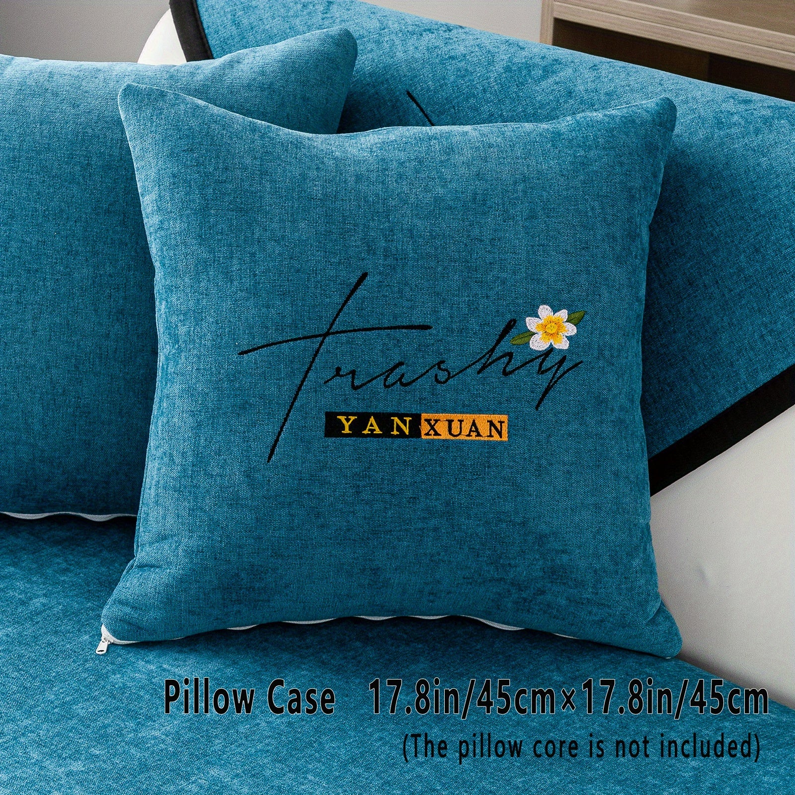 Chenille Sofa Slipcover All Seasons Protects Furniture and Enhances Home Decor