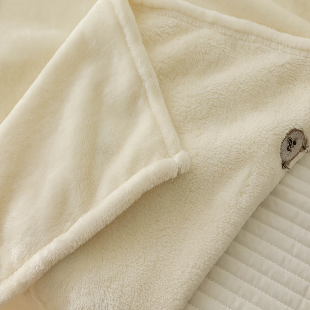 Baby Velvet Blanket for Newborns and Infants Warm Autumn Winter Soft Hugging Gift