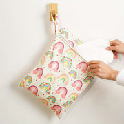 Set of 3 Waterproof Polyester Wet Dry Bags for Teenagers and Adults with Rainbow and Moon Designs