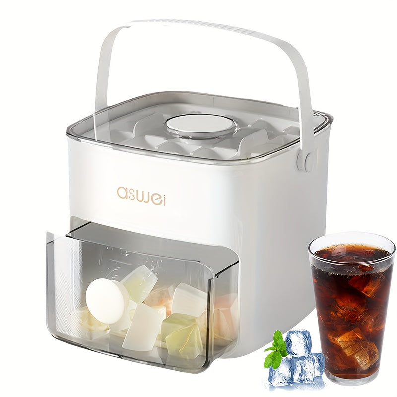 5 Pcs Ice Maker Set Food-Grade Plastic Double Tier Trays 48 Cube