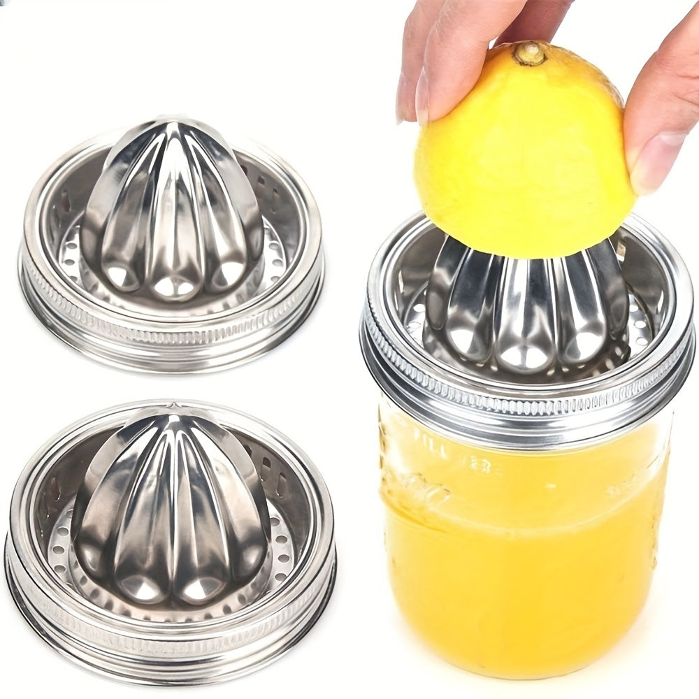 Stainless Steel Lemon Squeezer Juicer with Bowl Portable Easy to Use