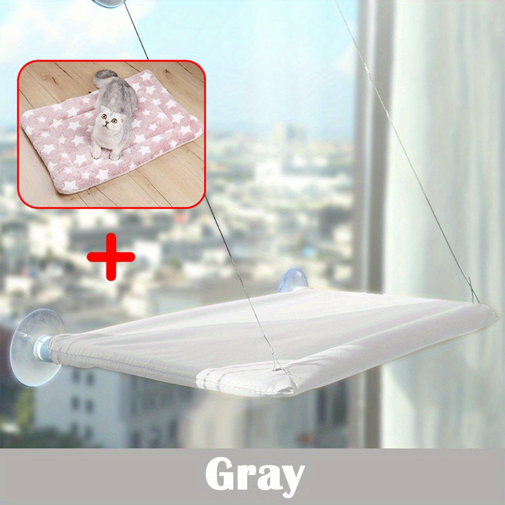 Cat Window Hammock Bed Polyester Detachable for Cats