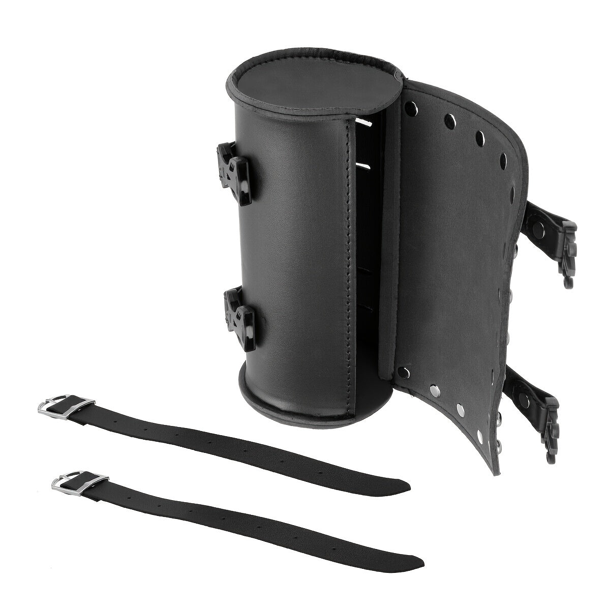 Motorcycle Rear Seat Bag Waterproof PU Leather Tail Pack Side Bag Retro Small