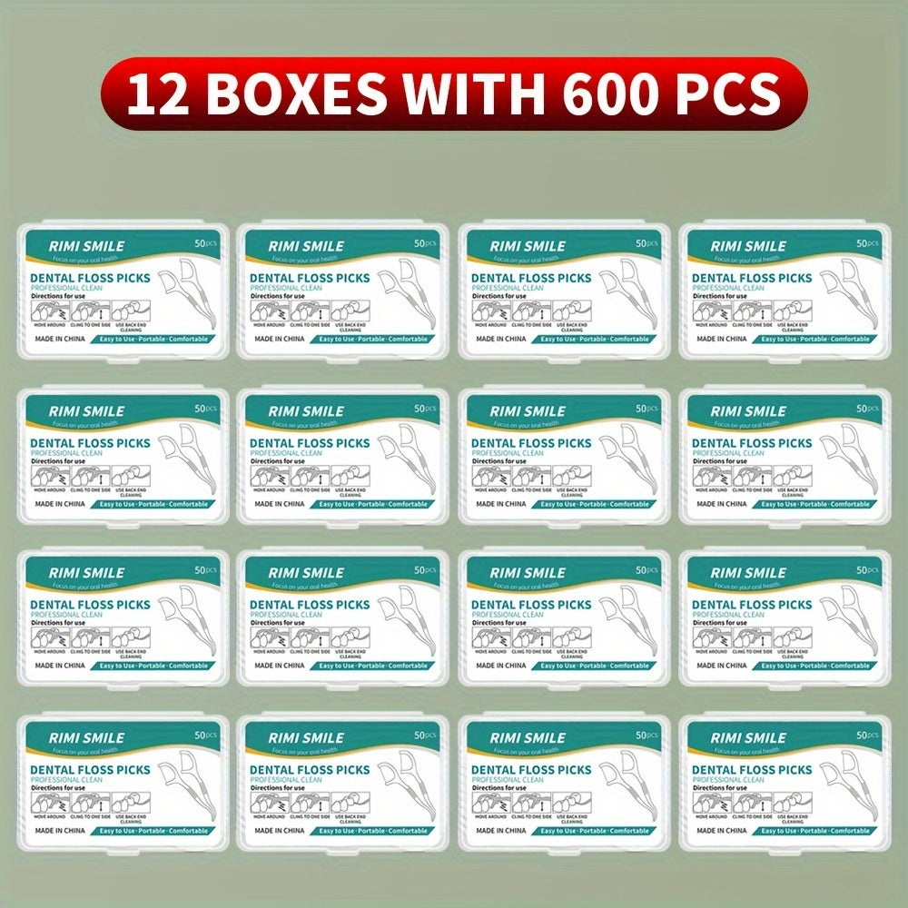 Dental Floss Sticks Oral Care Tools 50/100/300/600/1000pcs