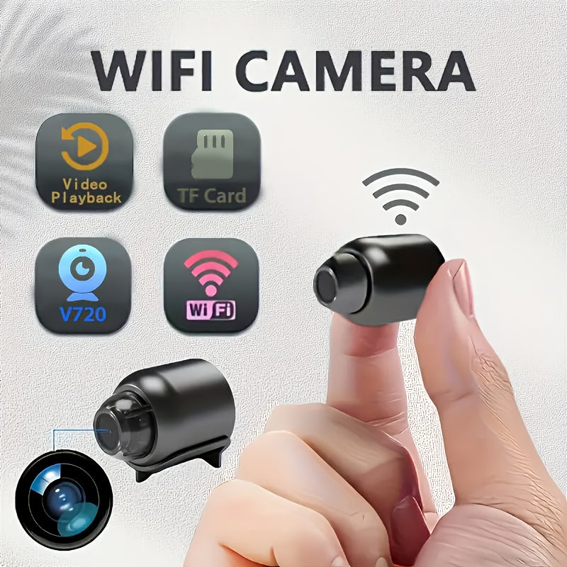 Cámara de seguridad WiFi pequeña 480P HD detección de movimiento visualización remota alimentada por USB
