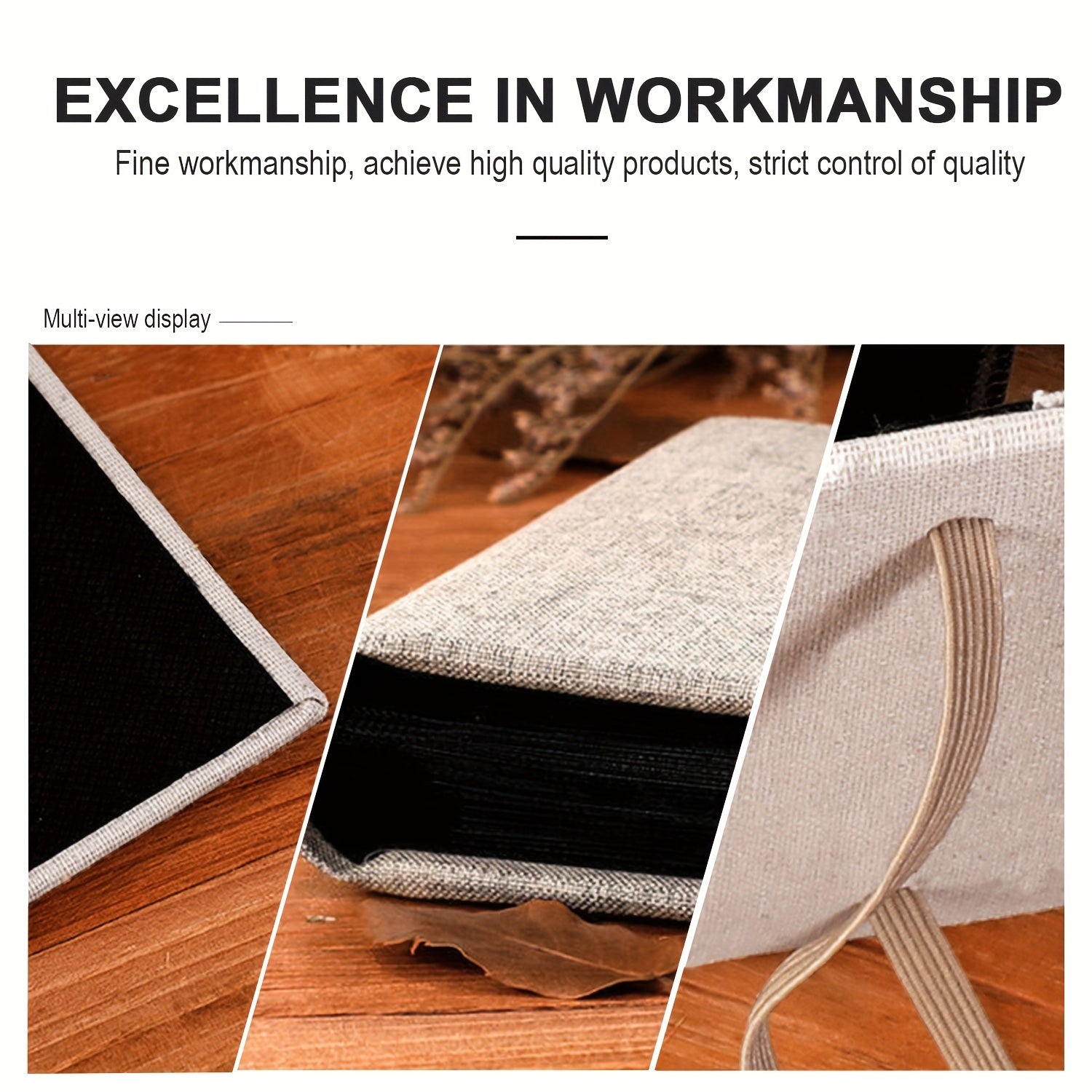 Креативный фотоальбом на 100 карманов, размером 15,24 см, завязанный веревкой. Идеально подходит для семьи, пар и студийных сувениров, а также станет отличным подарком на осенний фестиваль, День благодарения и праздничный сезон.