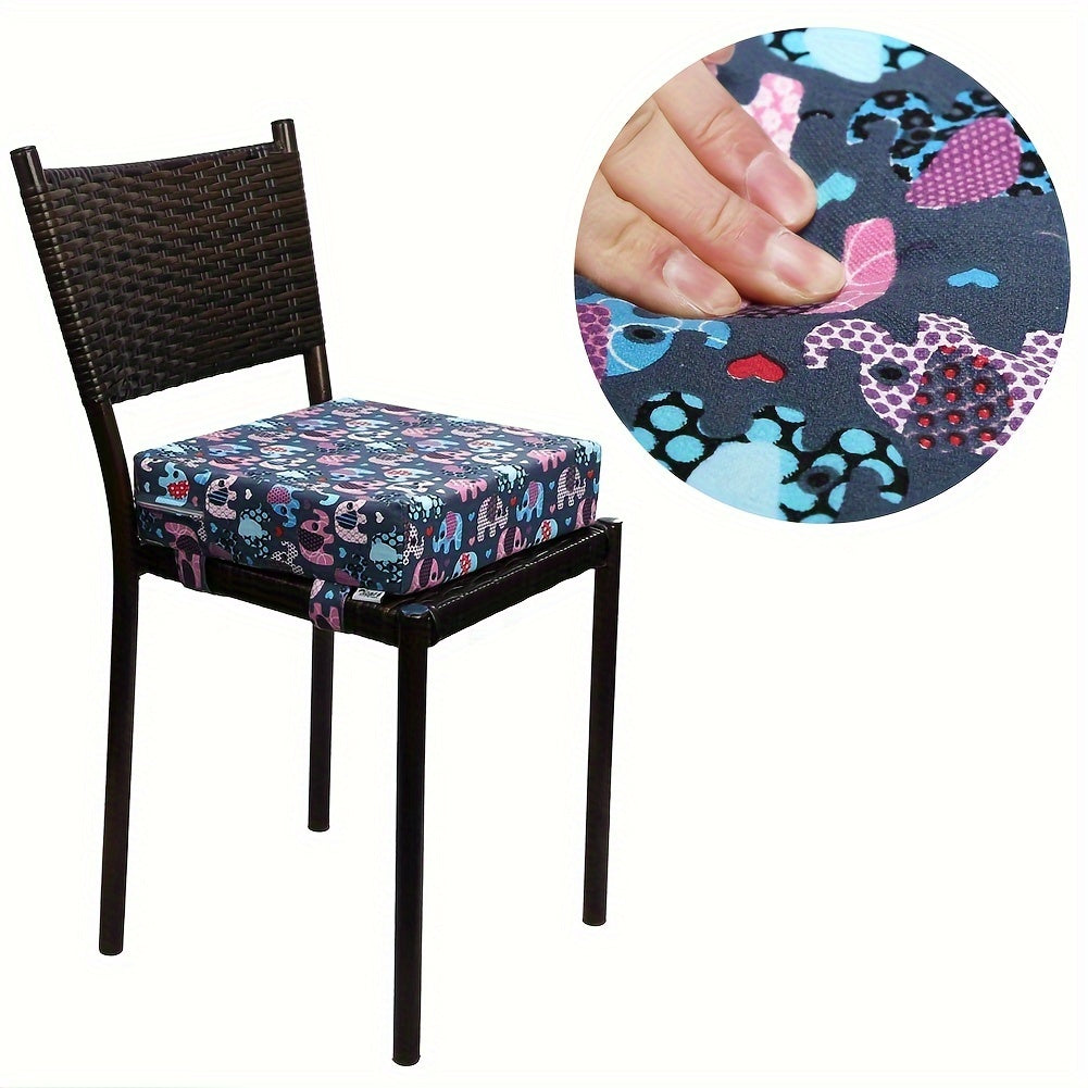 Cojín de asiento plegable con respaldo suave y cinturón para uso en el suelo en sala de estar, jardín de infancia, terraza o playa