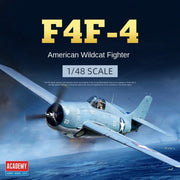 1/48 o'lchamdagi plastmassa model to'plami F4F Wildcat Midway janglari harbiy yashil, 14 yoshdan katta uchun