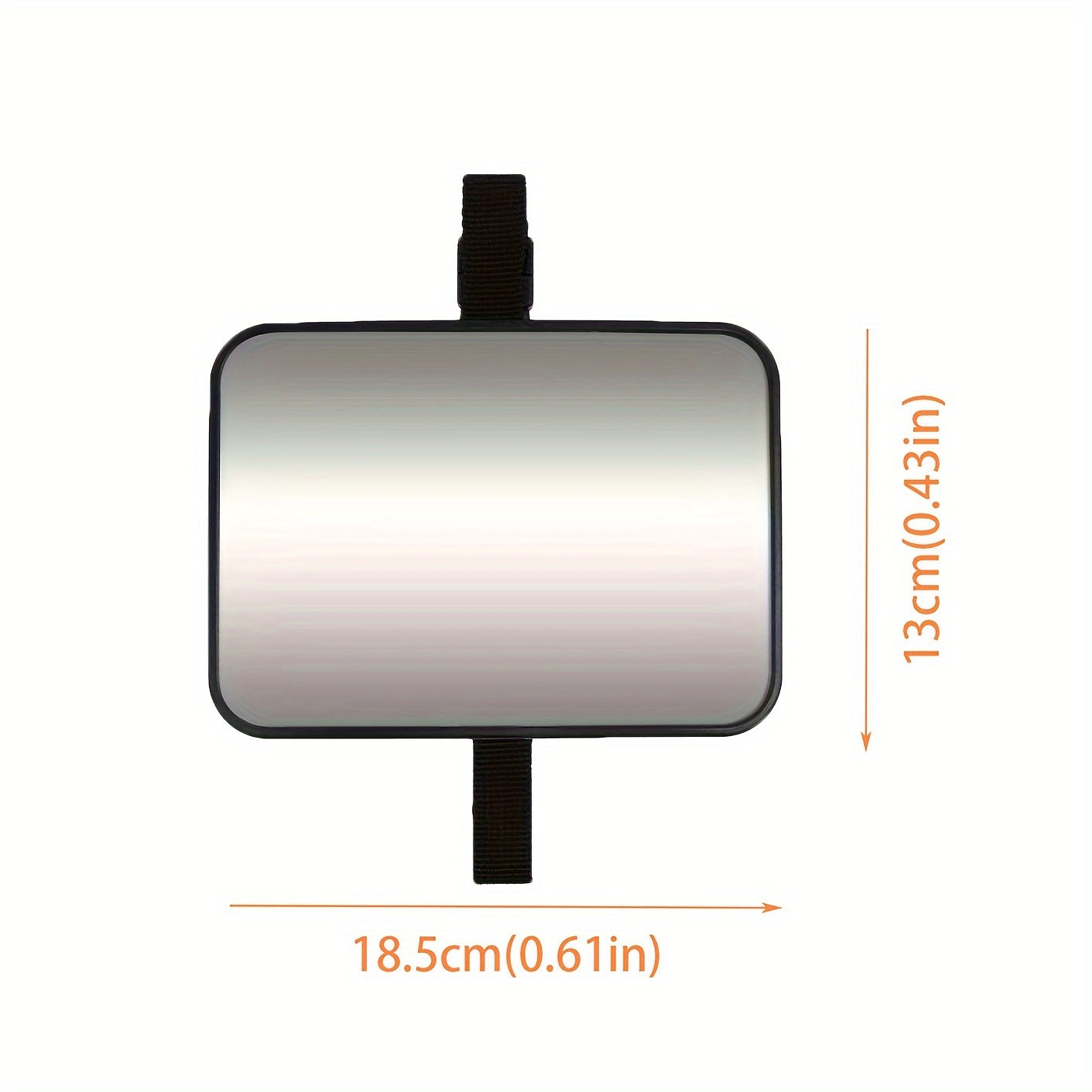 Kids Car Seat Mirror Convex Rectangle Safety Mirror for Children Ages 3-12