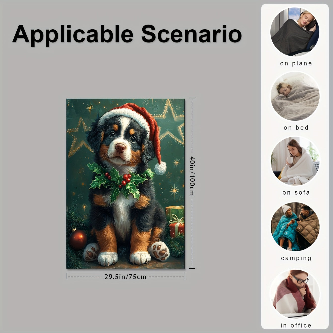 It uchun it Flanel Fleece Choyshab Dastgoh Ofis uchun Gipoallergik Raqamli Chop etish Aralash Ranglar