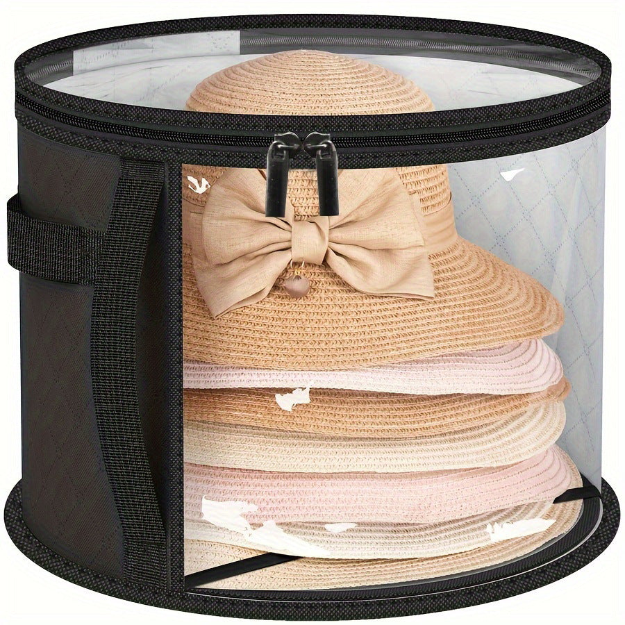 Hat Storage Bag for Beach and Round Brim Hats Stackable Deformation Prevention